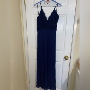 navy blue lace maxi dress!
